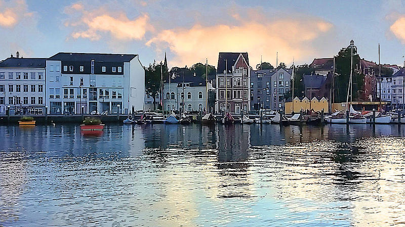 The FRS Headquarter from the flensburger fjord.