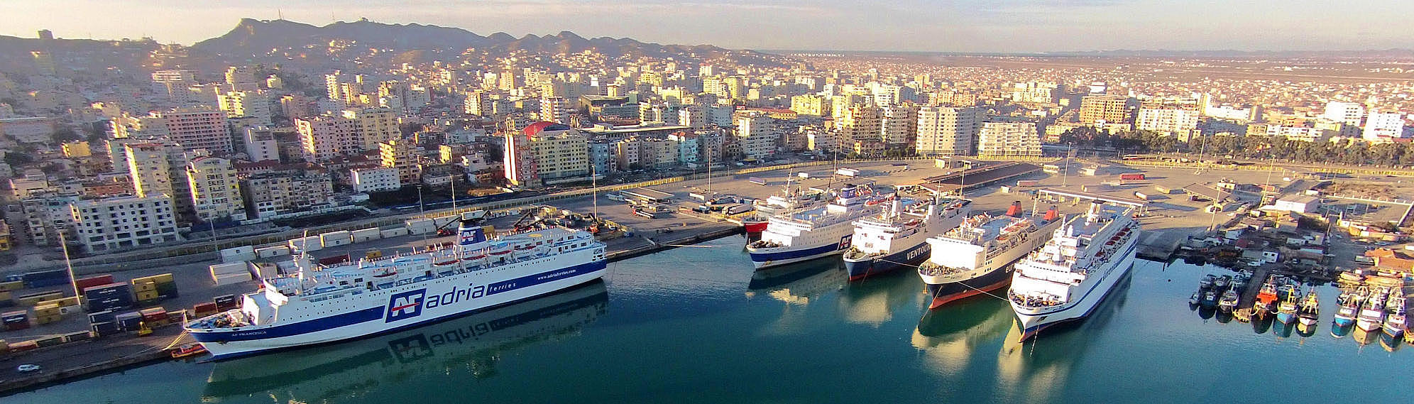 Harbour in Albania.