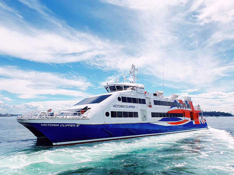 Portside of the HSC Victoria Clipper V.
