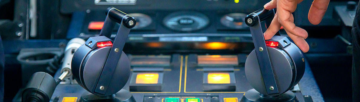 Control equipment of an FRS vessel.