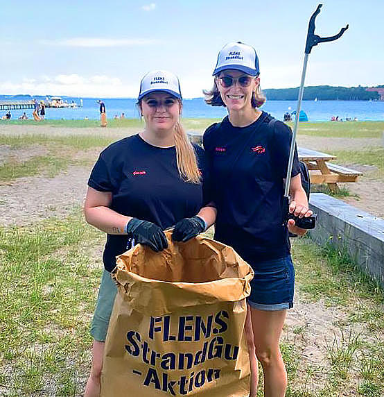 FRS beach-clean-up workforce