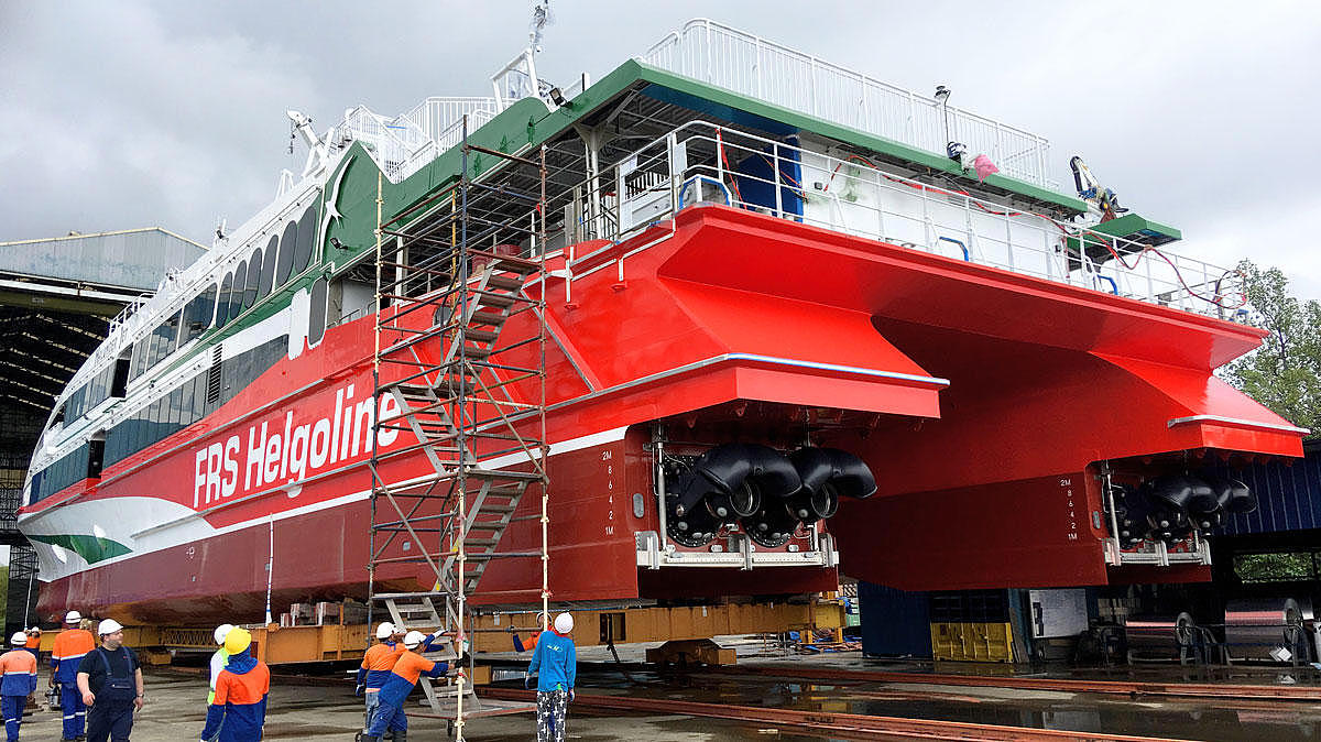 Launching of the new Halunder Jet.