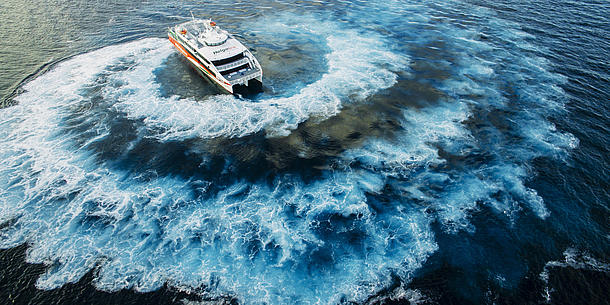 Helgoline aerial view.