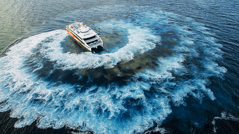 Helgoline aerial view.