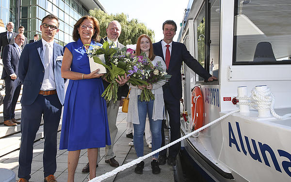 Christening of the SF Aluna in the Autostadt Wolfsburg.