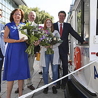 Christening of the SF Aluna in the Autostadt Wolfsburg.
