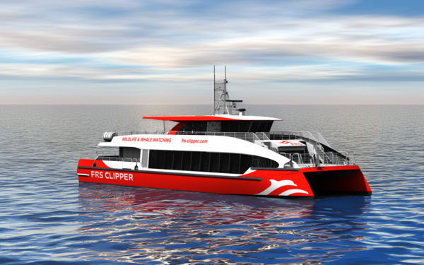 Rendering of a ship from the starboard side